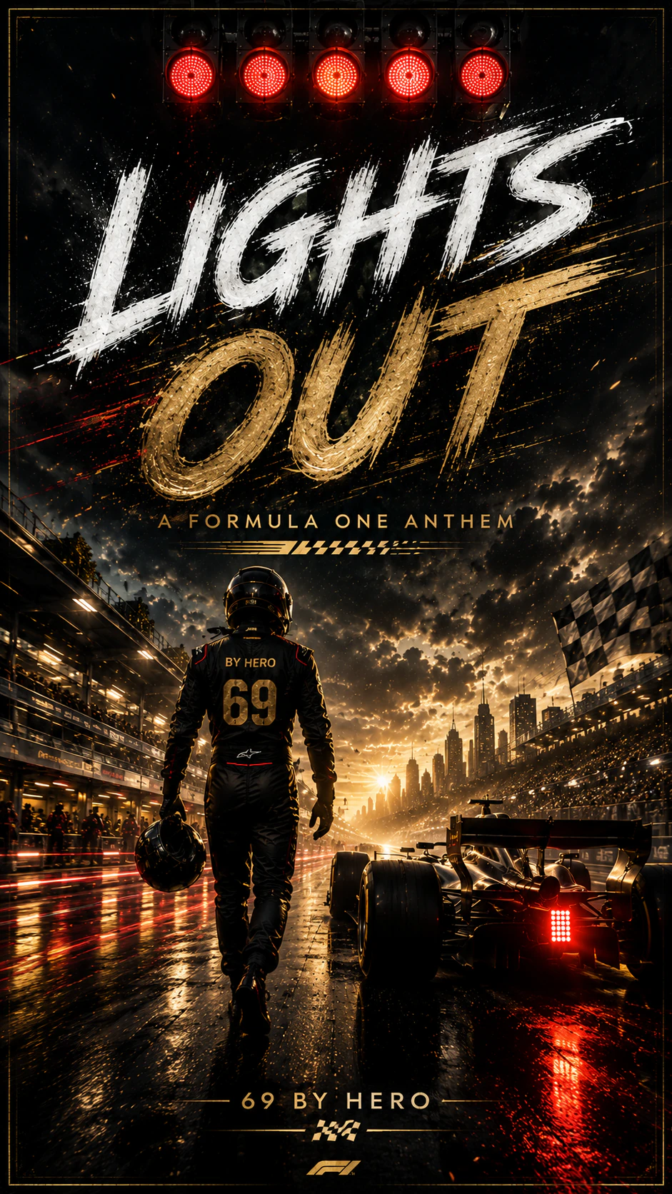 Lights Out vertical cinematic artwork